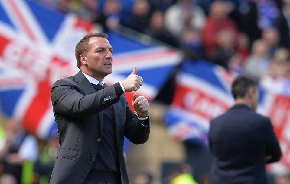  Brendan Rodgers was understandably chuffed with how his side played