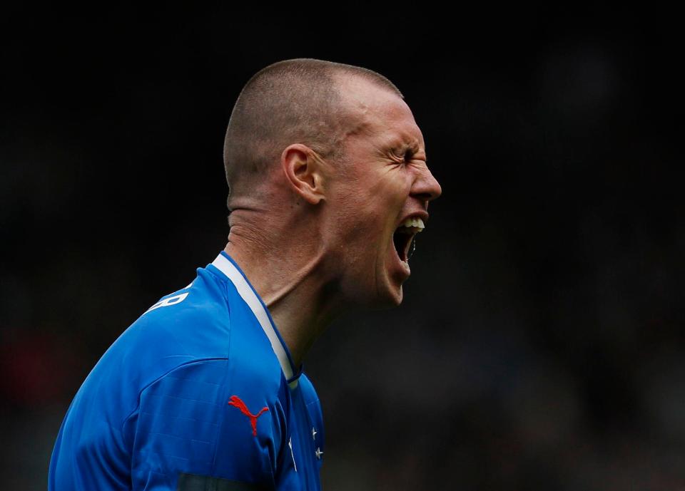  Kenny Miller endured a frustrating afternoon at Hampden