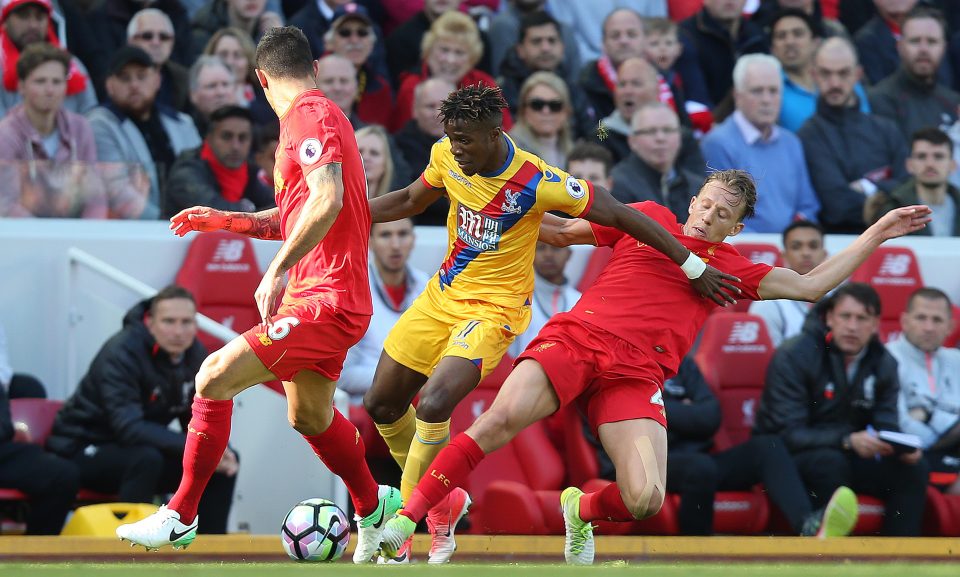  Winger Wilfried Zaha has been a hit for Palace under new boss Sam Allardyce