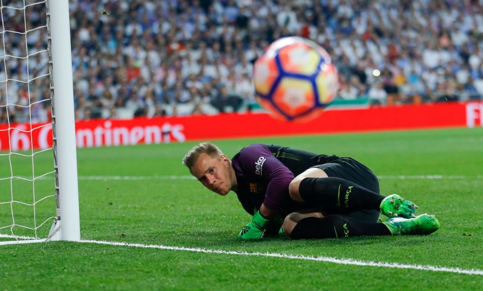 Marc-Andre ter Stegen had a brilliant game in the Barcelona goal