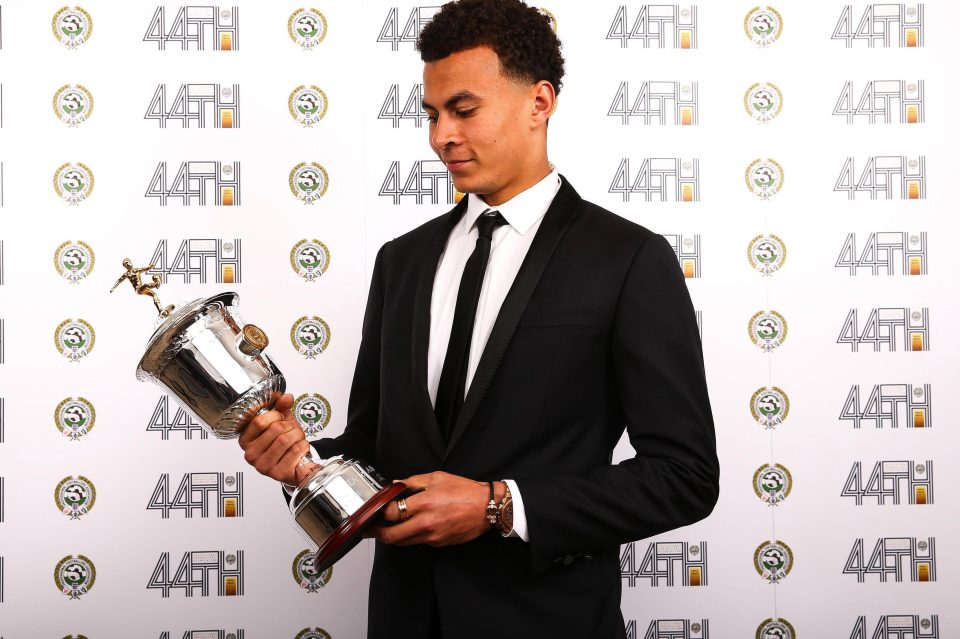  Dele Alli won the award for the second season running