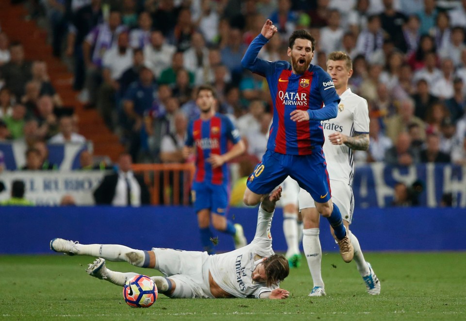 It was Ramos’ fifth red in 34 El Clasico clashes