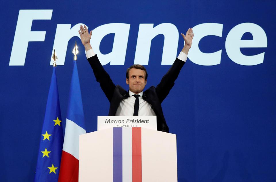  France's likely next President, Emmanuel Macron... a rich, centre-left Europhile of the liberal elite