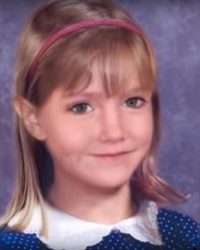  The first age progression photo of Maddie was released in 2009 - with experts saying it is how she would look as a six-year-old