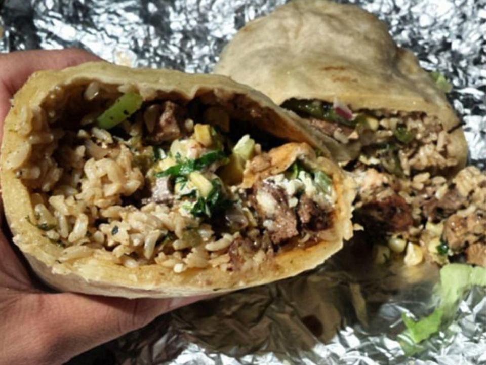  In Chipotle, you can get a Quesarito by ordering your usual burrito to be wrapped with a quesadilla