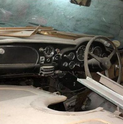  The car's interior has all original parts, but needs a lot of work