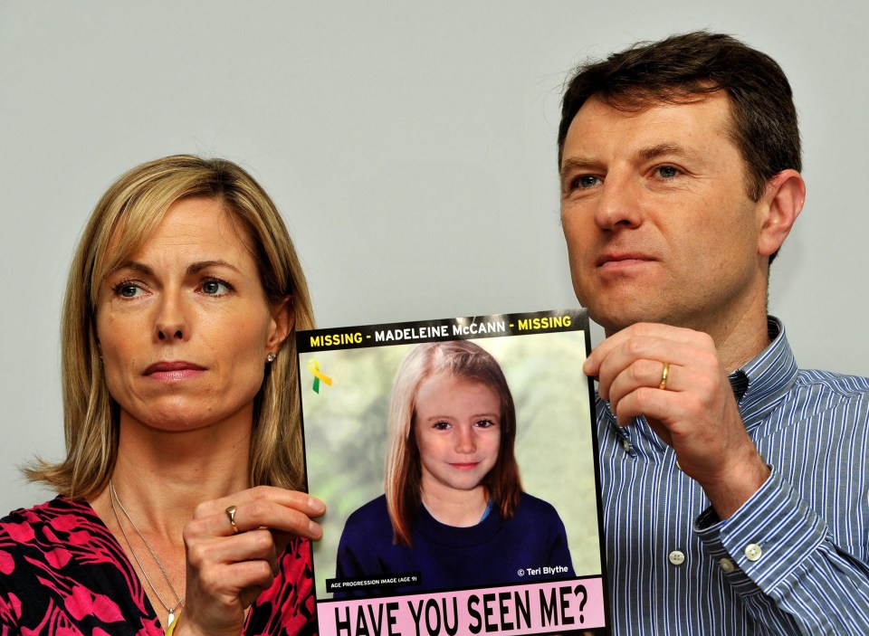 Kate and Gerry McCann have vowed to “never give up” hope of finding their daughter