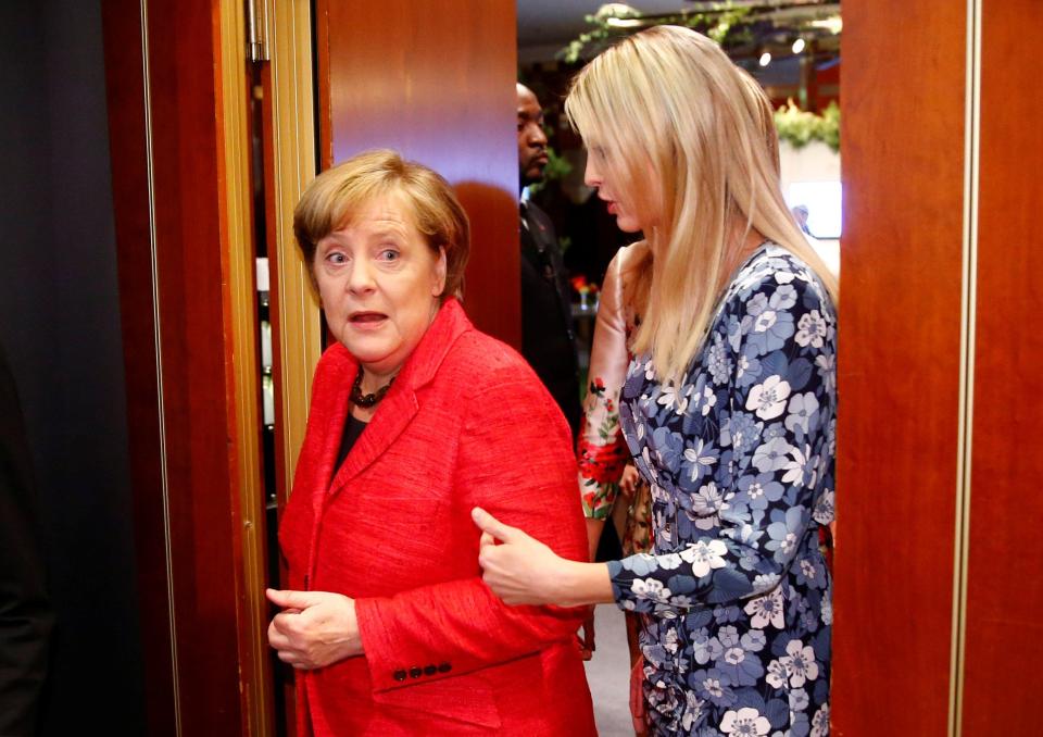  Ivanka was invited to Berlin by Merkel