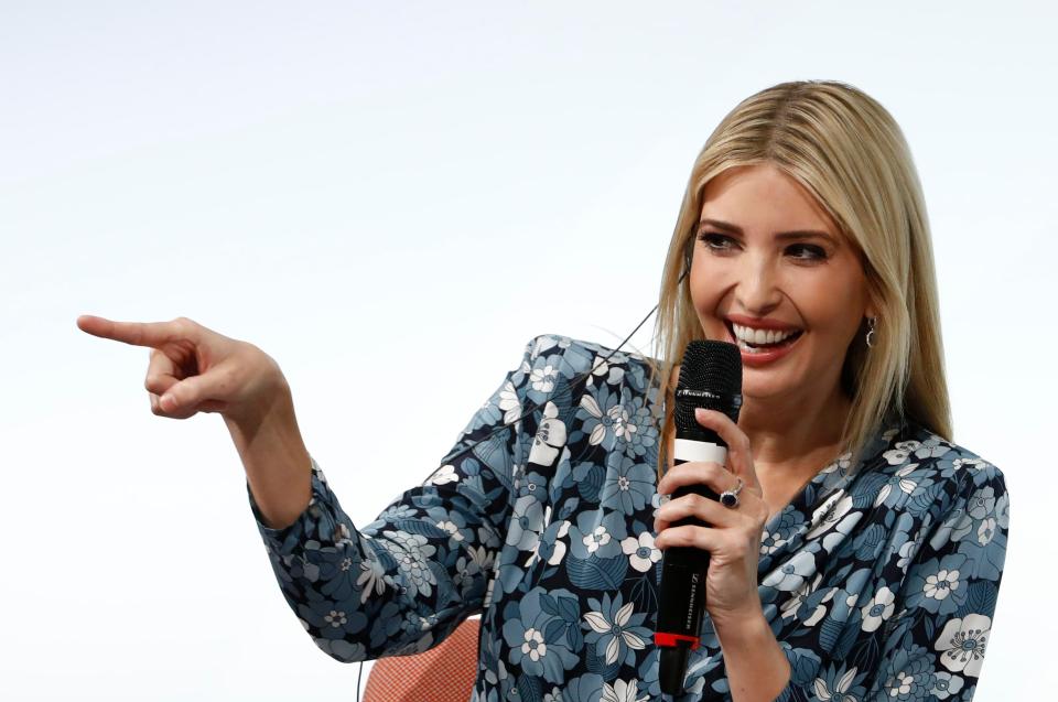  Ivanka was booed by the audience when she described her father President Trump as a 'tremendous champion of families'