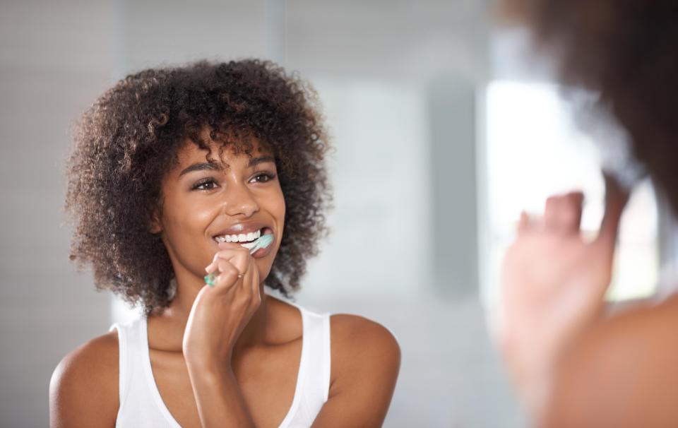  Brushing your teeth twice a day is key to good oral health, according to Dr Richard Marques