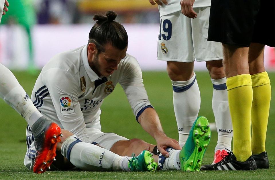  Bale has struggled with injuries this season