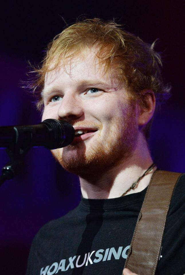  He also said he wasn't put on this earth 'to be in competition with people like Ed Sheeran'