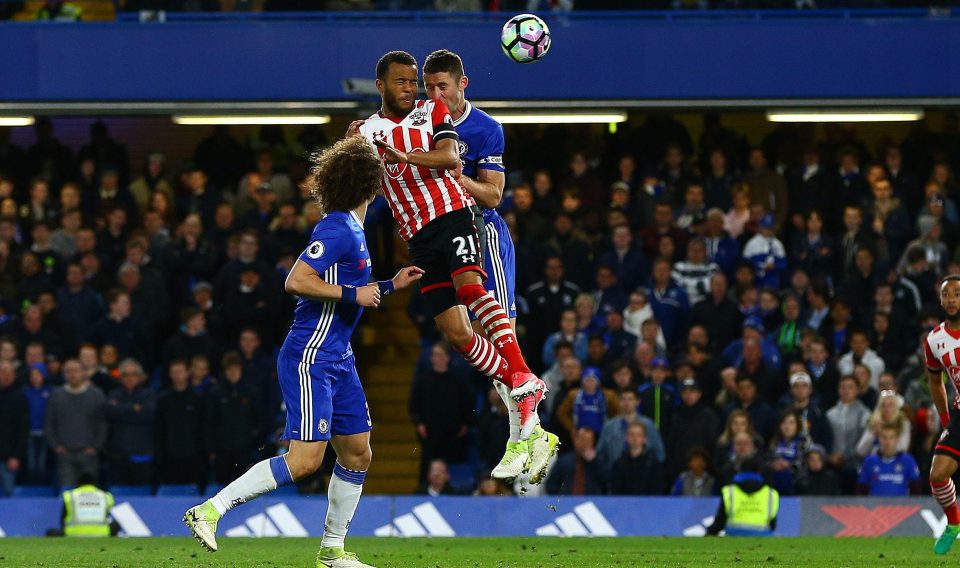  Ryan Bertrand scored a late consolation for Southampton against Chelsea last month