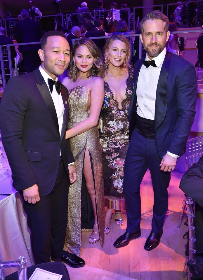  They were joined by a host of stars including Ryan Reynolds with his wife Blake Lively