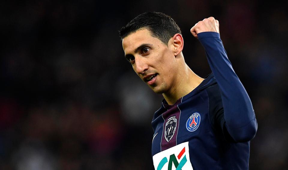  Angel Di Maria caused havoc at the Parc des Princes