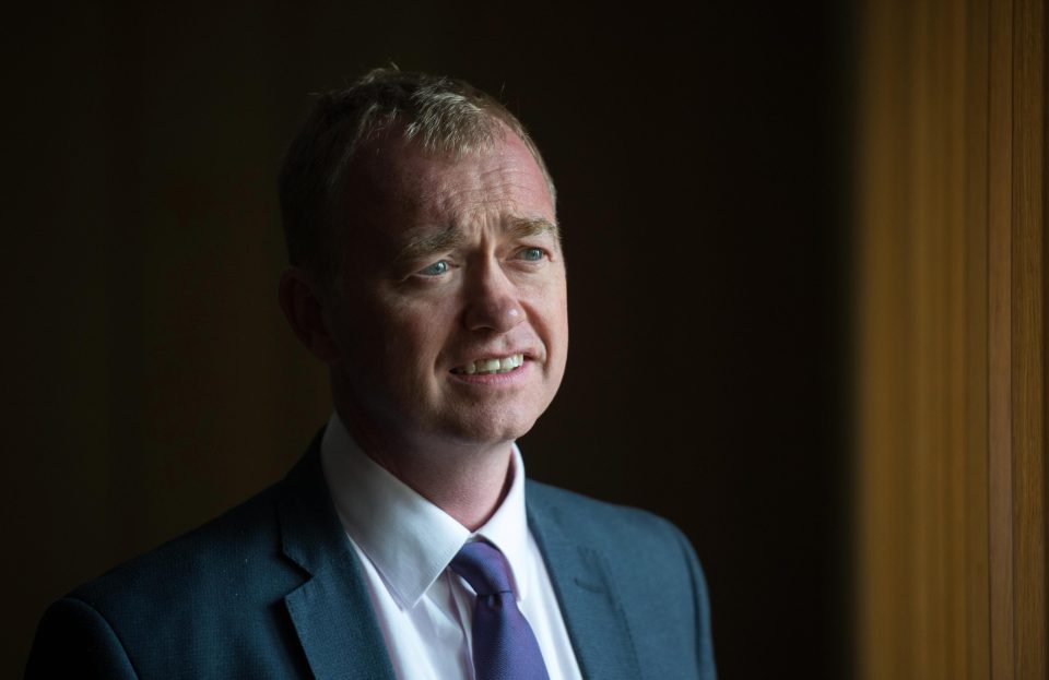  Lib Dem leader Tim Farron has also demanded a second referendum of the terms of a Brexit deal