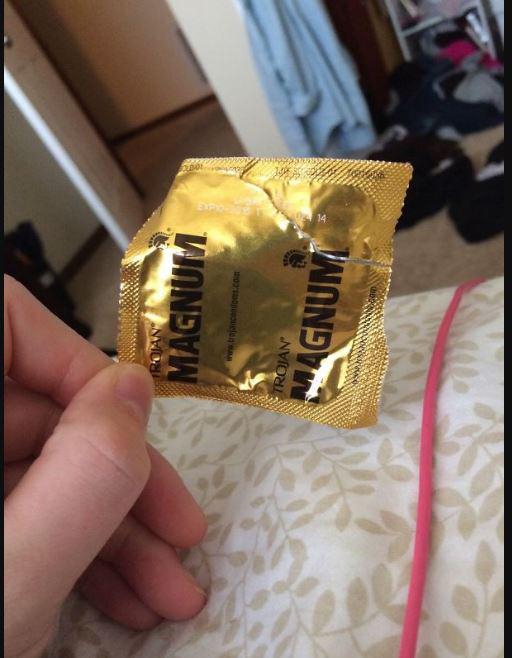 A child was delighted that they’d found the ‘golden ticket’… but unfortunately they’d actually uncovered something a lot cheekier