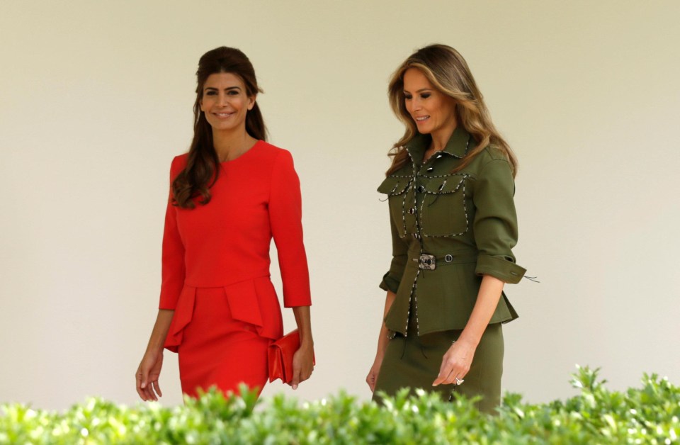 Melania Trump may have met her match in the Argentine President’s beautiful wife Juliana Awada