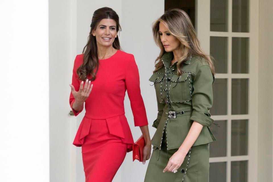  Melania Trump may have met her match in the Argentine President's beautiful wife Juliana Awada