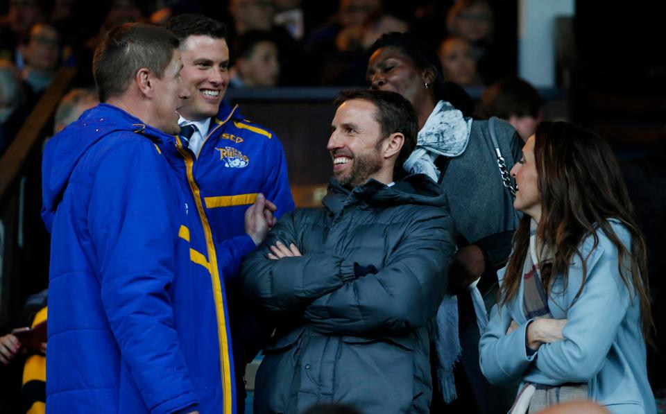  England boss Gareth Southgate was in Leeds' main stand earlier this season. It will be torn down in September.