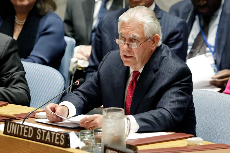  US Secretary of State Rex Tillerson warned the UN on Friday of 'catastrophic consequences' if North Korea wasn't stopped