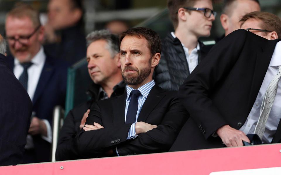  England boss Gareth Southgate was in attendance