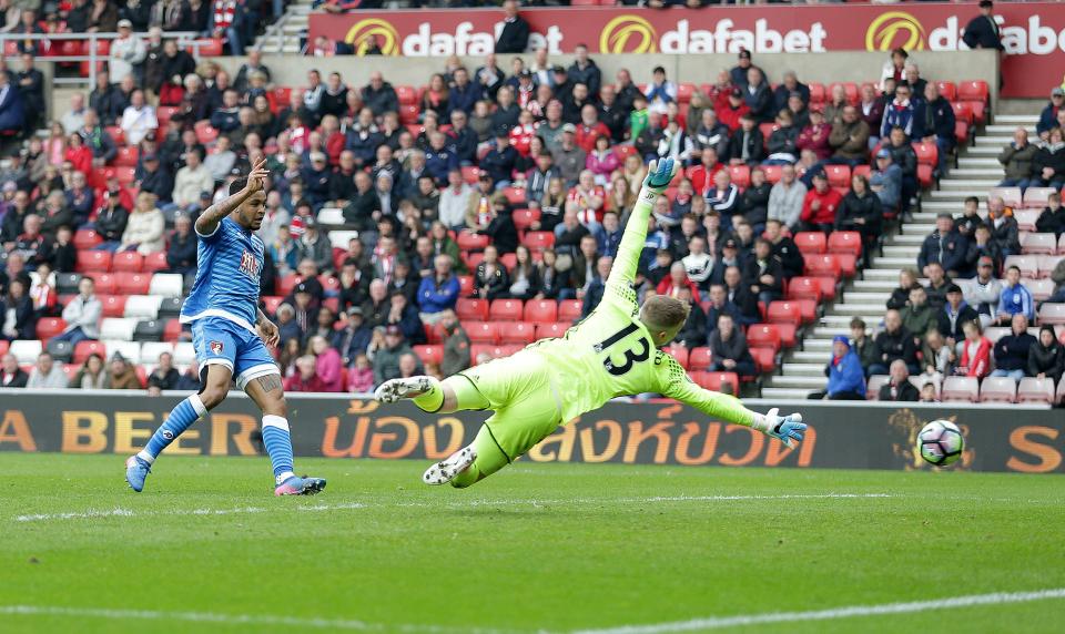  Josh King fires the late winner for Bournemouth that consigned Sunderland to relegation