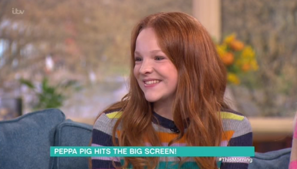  Harley Bird, who is the voice of Peppa Pig left Philip Schofield almost speechless on This Morning