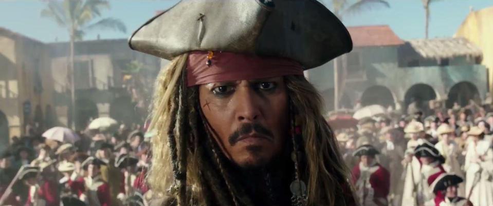  Johnny Depp's character Captain Jack is back too for the latest instalment