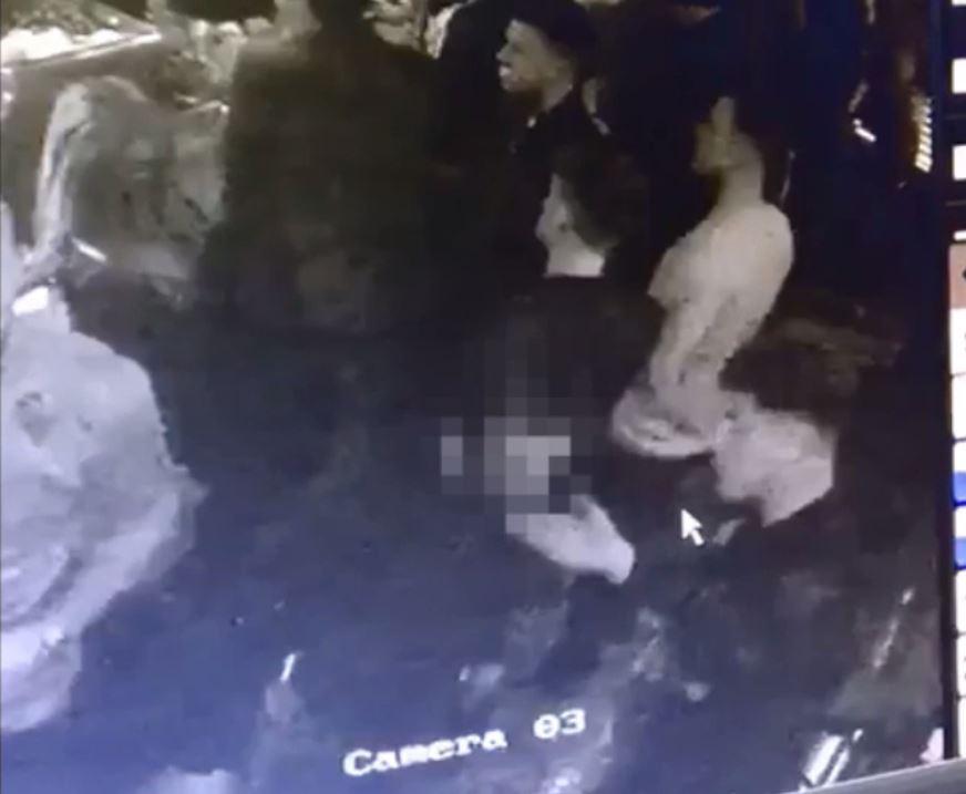  CCTV footage shows Ross Barkley, 23, talking to a man in a nightclub in Liverpool