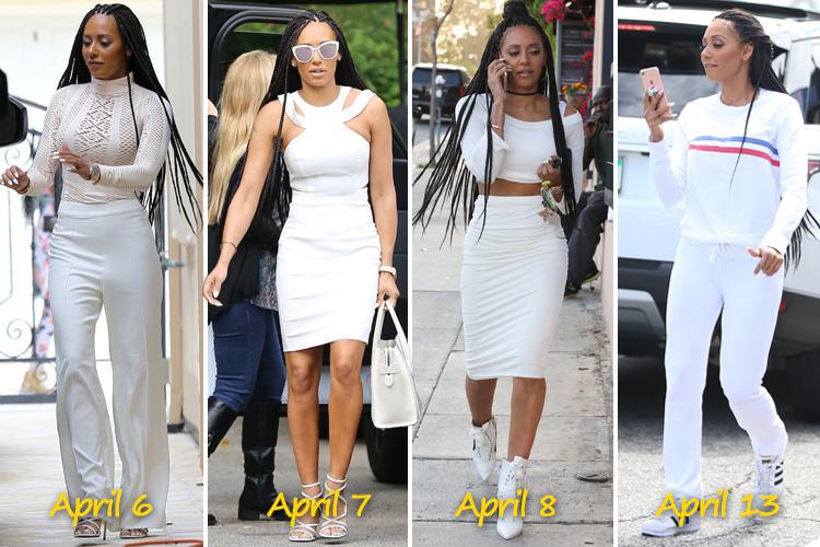  Mel B has been a vision in white during every public appearance since her split from Stephen Belafonte