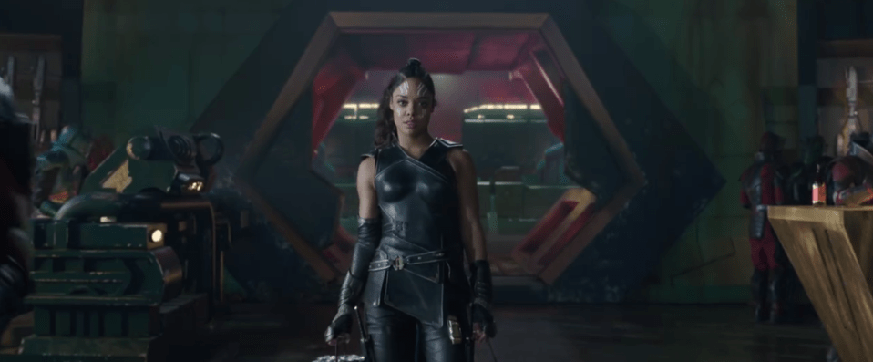  Valkyrie appears to be giving Thor one last glance before his big fight