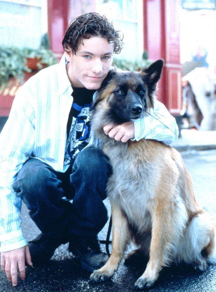  Robbie Jackson with his beloved dog Wellard