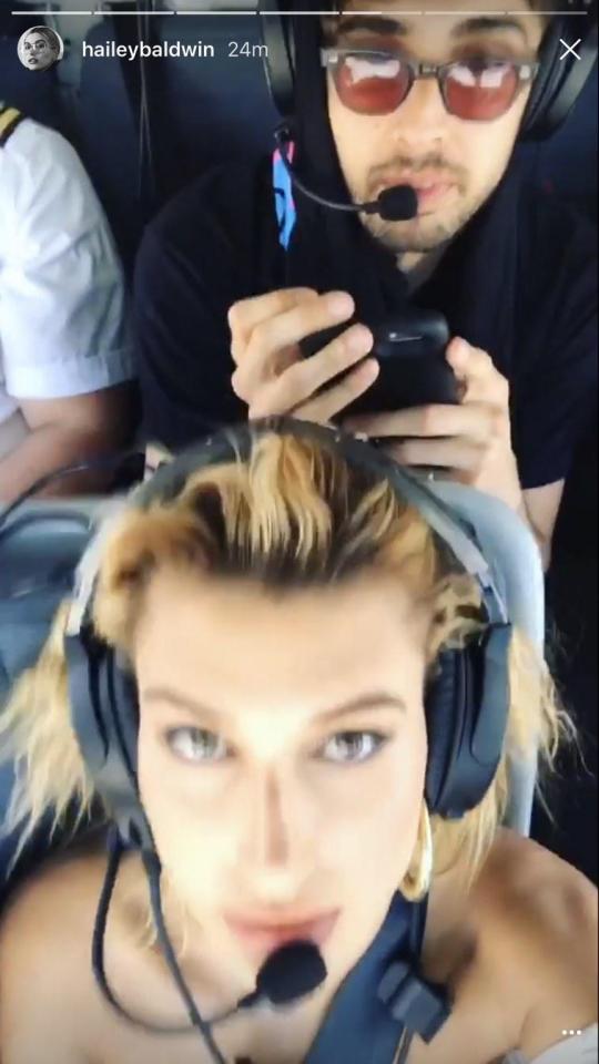  Hailey Baldwin went on the helicopter ride with Zayn, Gigi and Bella