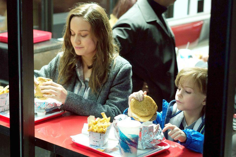  Jacob Tremblay with Brie Larson in Oscar-winning movie Room