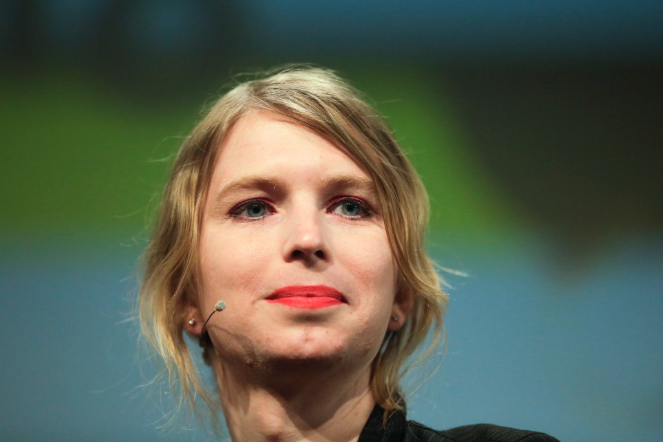  Chelsea Manning attends a discussion at the media convention 'Republica' in Berlin in 2018