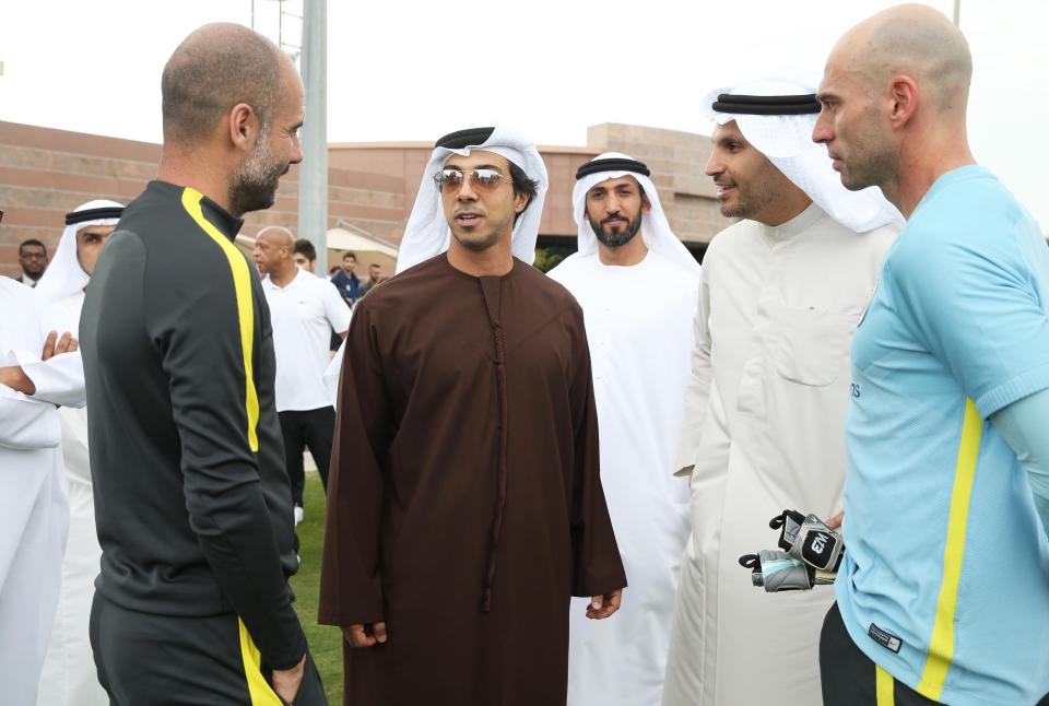  Pep guardiola faces a crunch meeting with Man City owner Sheikh Mansour