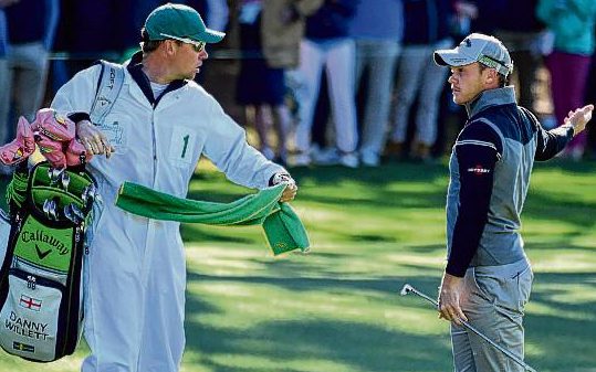  Danny Willett exchanges words with Jonathan Smart - before their big split