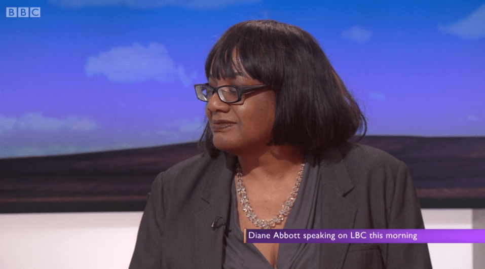  The Shadow Home Secretary said she 'misspoke' in this morning's interview