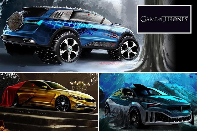  Game of Thrones-inspired modded cars should whet the appetite for fans ahead of series 7