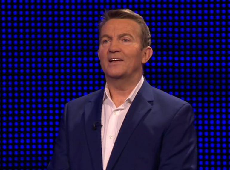  Incredibly, host Bradley Walsh managed to keep his composure