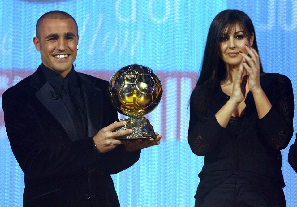  Fabio Cannavaro won the Ballon d'Or after making move to Real Madrid