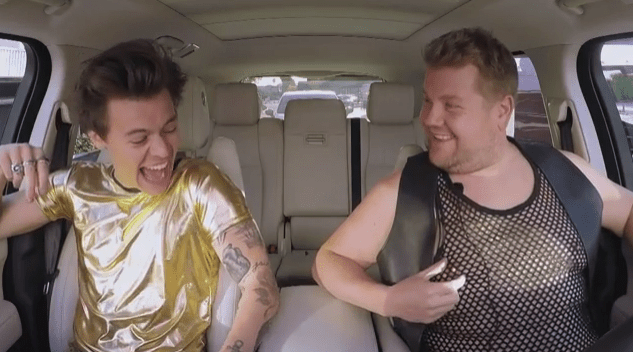  Harry Styles joined James Corden for a new Carpool Karaoke