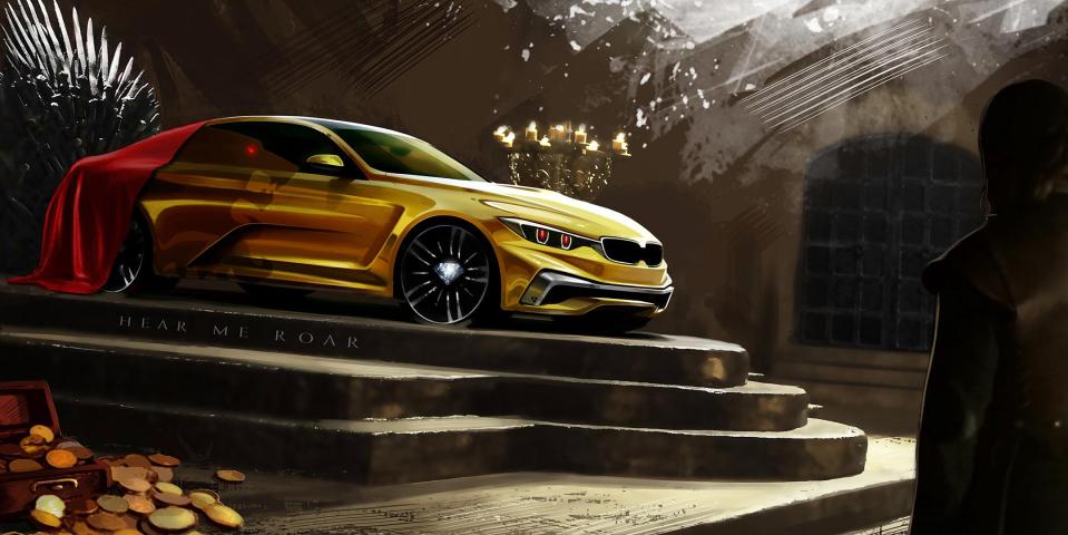  Based on a BMW 3 Series it's gold-plated with a 3.0-litre V6 engine