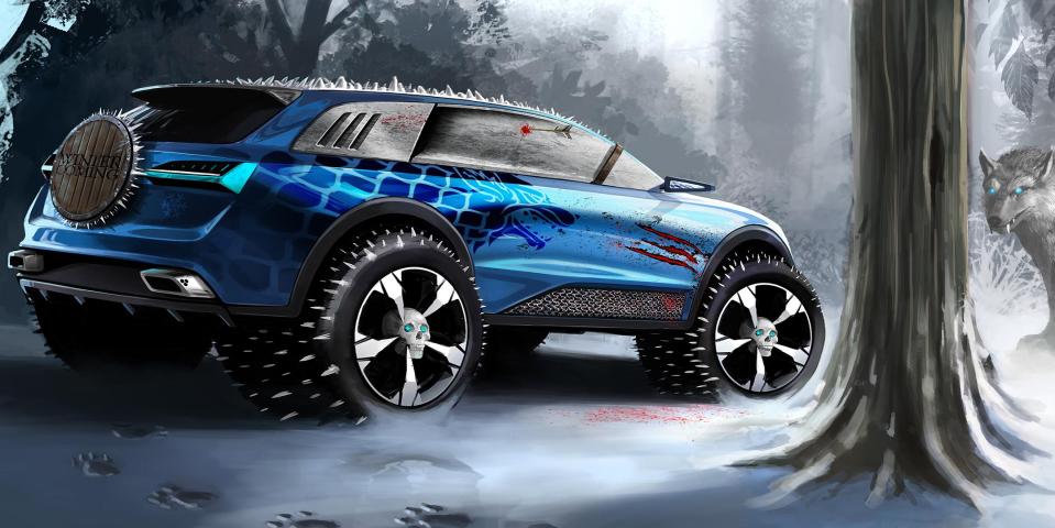  Winter is coming but this off-roader with studded wheels is up to the task