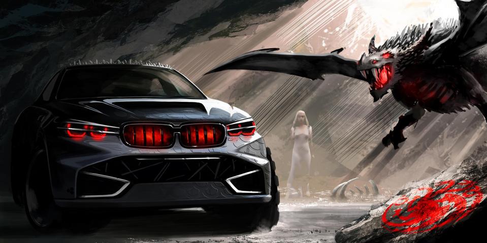  The turbocharged engine under the BMW X5's bonnet mirrors the fire-breathing dragons of the Targaryen house