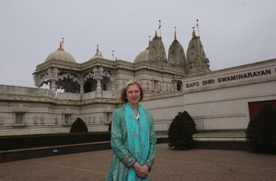  Theresa May is the star of a new Hindi music video highlighting her links to India