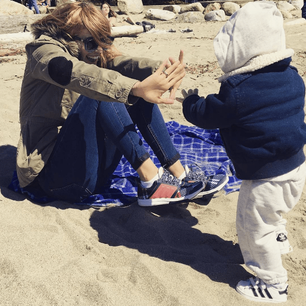  Luisana Lopilato shared this adorable picture of three-year-old Noah