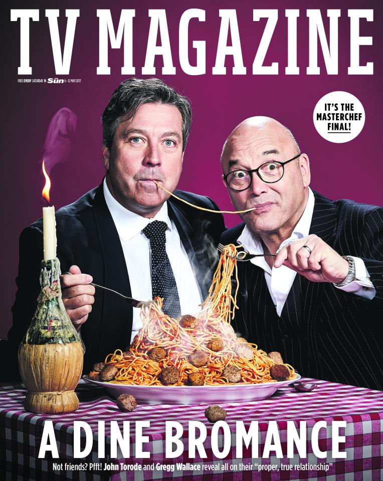  John Torode and Gregg Wallace speak exclusively to The Sun's TV Magazine this week