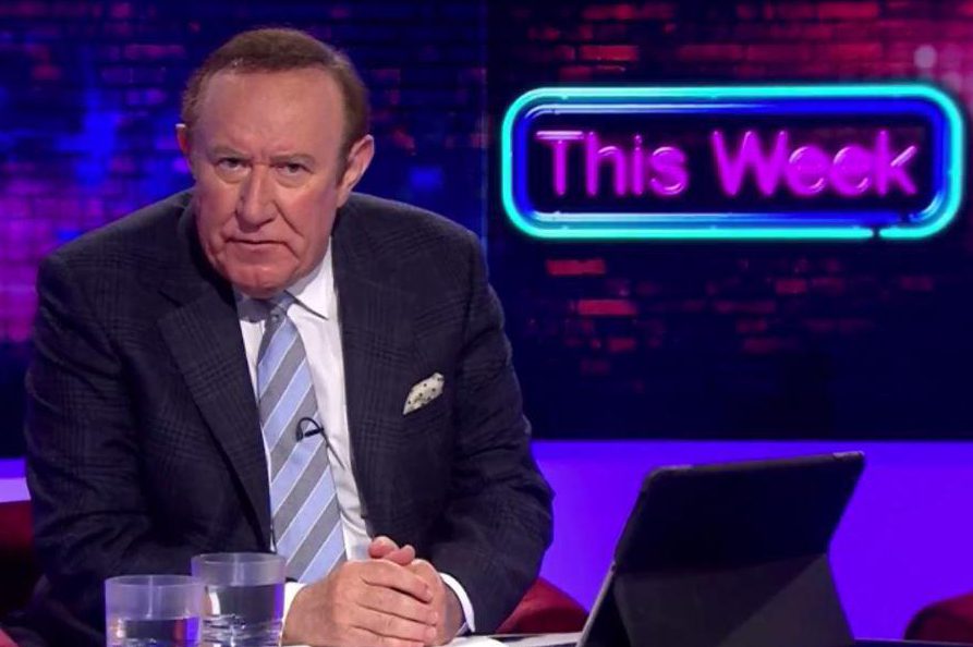  Andrew Neil was praised for his stirring monologue on the latest edition of This Week